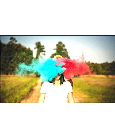 CraZeeColors Gender Reveal Color Powder Set - 1lb Pink & 1lb Blue for Car Burnouts, Balloons, Toss, Maternity Photoshoots - Buy Online on GoSupps.com
