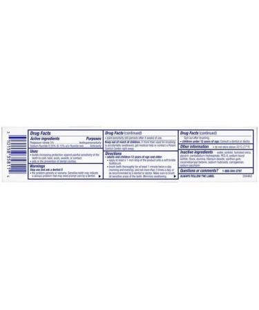 Sensodyne Clinical White Toothpaste for Sensitive Teeth - Enamel Strengthening Mint Flavor 3.4 oz (Pack of 2) - Buy Internationally - Buy Online on GoSupps.com