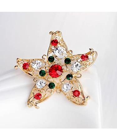 Pin Jewelry Gifts for Women Cute Inlaid Rhinestone Christmas Brooches for Women Creative Colorful Boots Snowman Pins Party Accessories Sweater Jewelry Brooches & Pins - Buy Online on GoSupps.com