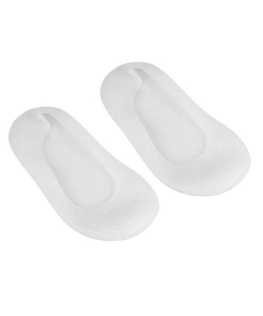 Moisture socks made of silicone silicone socks for men and women non-slip silicone socks non-slip moisturizing socks anti-chipping 2 pieces (S CN 34-37)