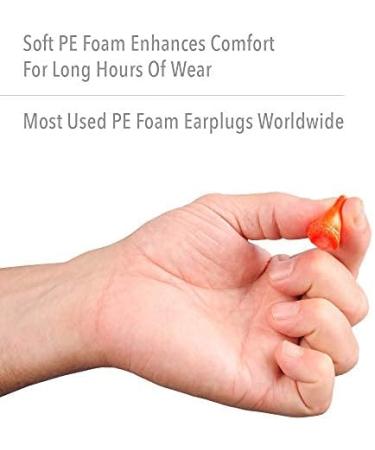 Howard Leight MAX-1 Uncorded Foam Earplugs - 200 Pairs NR33 - Orange - Best Noise Reduction for Sleep & Work - International Shipping Available - Buy Online on GoSupps.com
