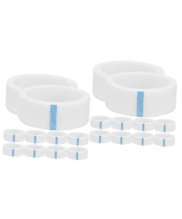 POPETPOP 20 Rolls Non-woven Fabric Bottom Lashes Lower Lashes Non-woven Fabric Tape Gentle Fabric Tape Duct Tape White Out Tape Eyelash Tape for Lash Extensions Makeup Tape Grid