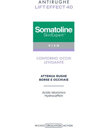 Somatoline Lift Effect 4D - Contorno Occhi Filler Antirughe 15ml - Buy Online on GoSupps.com