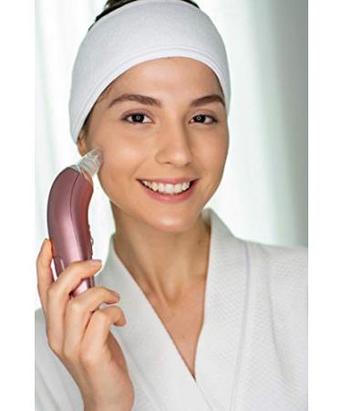 Vivitar Microdermabrasion Facial Pore Cleanser - Rose Gold 4 Piece Set with 3 Beauty Attachments - Removes Blackheads & Whiteheads - Vacuum Suction Exfoliating Extractor Tool - Buy Online on GoSupps.com