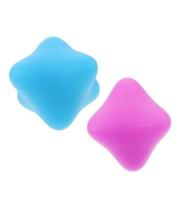 Besportble 2 pieces Sixseckball Casual Roller Massage device Japan Manualller Gymnastics Ball Myofascia Hand Protection Sport Ball Antique Baoding Balls Home Finger Balls Physics Ball Handkratz Balls