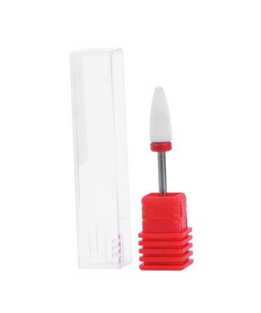 minkissy Nail Accessories Nail Tools Electrical Tools Electric Tool Nails Drill Bits Power Tools Nail Drill Bits Manicure Grinding Head medium Red