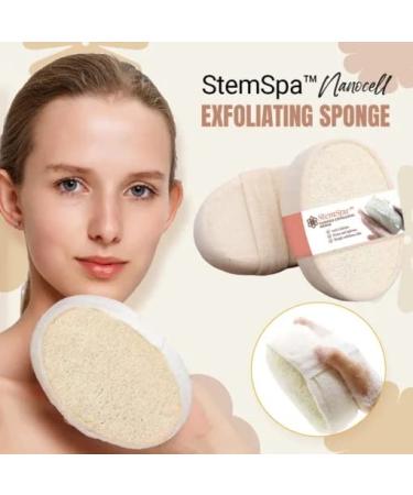 StemSpa Nanocell Exfoliating Sponge - Improve Skin Health & Reduce Cellulite (1PC) - Buy Online on GoSupps.com