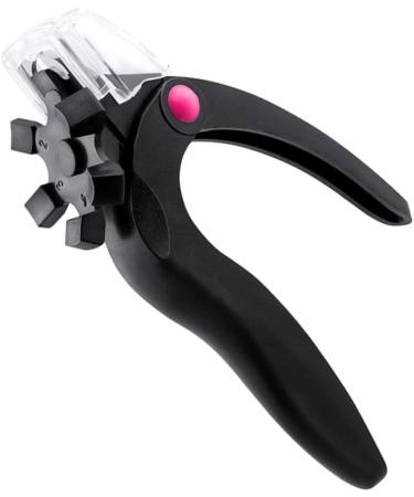 Acrylic Nail Clipper U Shaped Nail Edge Trimmers False Nail Tip Scissors Black - Buy Online on GoSupps.com