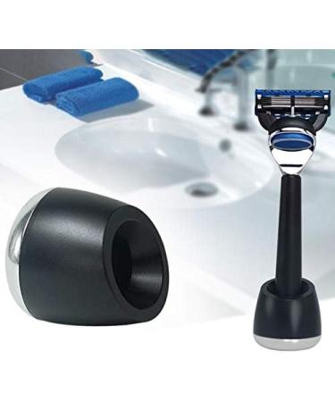 Henrty Metal Aluminum Double Shaving Holder - Premium Manual Bevel Razor Base with Large Size Hole Diameter for a Perfect Shave - Buy Online on GoSupps.com