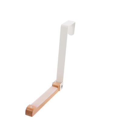 CHILDWEET Door Hook Multi Purpose Hanger Towel Hangers Single Hanging Organizer for Coat Household Door Frame 17.5X16CM White