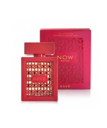 Now Rouge Long Lasting Eau De Parfum For Men and Women Unisex 100 ML (3.4 floz)