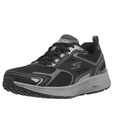 Skechers Men's GOrun Consistent-Athletic Workout Running Walking Shoe Sneaker with Air Cooled Foam 10.5 Black/Grey