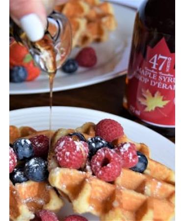 47 North Canadian Organic Maple Syrup Grade A Golden 250g - Single Source, 100% Pure (1 Bottle) - Buy Online on GoSupps.com