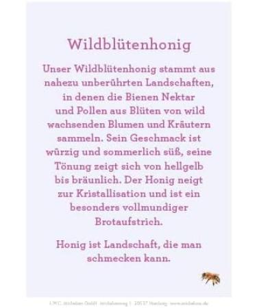 L.W.C. Michelsen - Sumsisum wildflower honey (375g) | spicy and sweet summer | natural no additives | premium bee honey | flower honey in a convenient dispenser - Buy Online on GoSupps.com