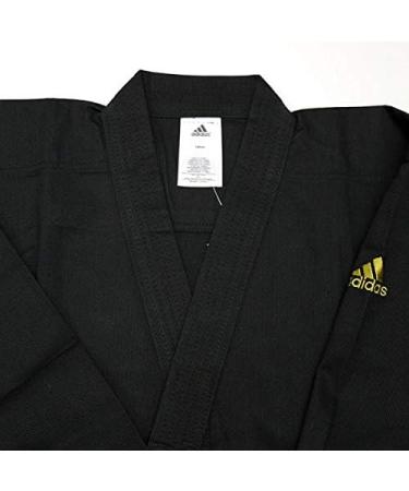 adidas Adi-Open Black Traditional Taekwondo Uniform 6 - Premium Quality - Buy Online on GoSupps.com