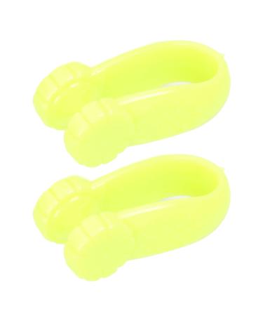 2 pieces Shiatsu Massager Servable Shiatsu Clips relief massager. Surable sensory shiatsu rings acupressure hand pressure point clip for stress relief (green)