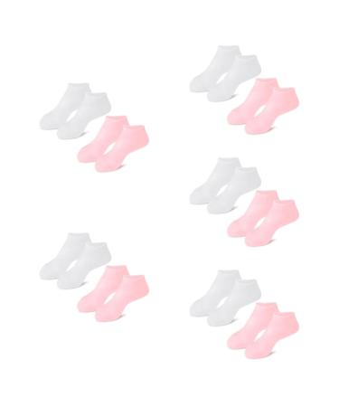 FRCOLOR 10 Pairs Exfoliating Moisturizing Socks Heel Socks Calcetines para Mujer Foot Care Cracked Heel Spa Socks Moisturizing Foot Cover Lotion Skin Sebs Miss Anti Slip Socks