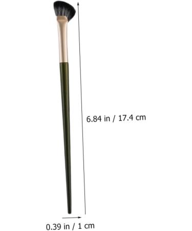 Healeved 12 Pcs Nose Shadow Brush Angled Brush Contour Blending Brush Face Makeup Brush Wooden Handle - Buy Online on GoSupps.com