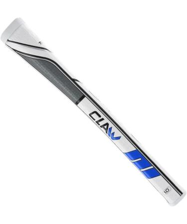 SuperStroke Traxion Claw Golf Putter Grip - Advanced Surface Texture - Improve Feedback and Tack - Minimize Grip Pressure - Parallel Design - Tech-Port Claw 2.0 White/Blue - Buy Online on GoSupps.com