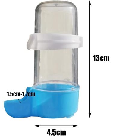 Pet Bird Cage Food Feeder Bird Water Bottle Parrot Automatic Water Feeder Water Drinker Food Feeder Waterer Clip Feeder Cage Accessories for Parrot Budgie Lovebirds Cockatiel Parakeet Cockatoo - Buy Online on GoSupps.com