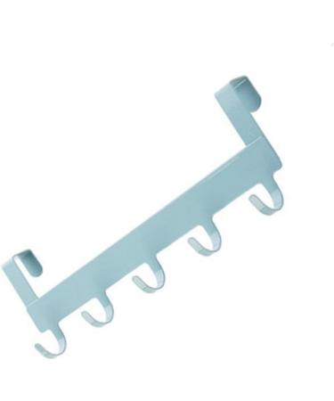 Alipis 2pcs Metal Clothing Rack Towel Hooks Door Towel Rack Clothes Hooks Hook up Multifunction Row Hook Size 1x2pcs Bluex2pcs - Buy Online on GoSupps.com