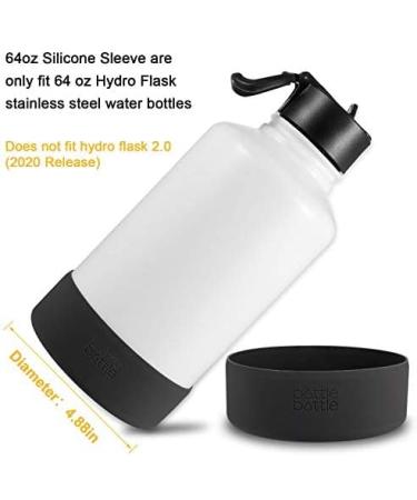 Protective Silicone Sleeve for Hydro Sports, Simple Modern, Takeya, MIRA, Iron Flask Water Bottles - BPA Free Anti-Slip Cover (Night Black, 32/40 oz) - Buy Online on GoSupps.com