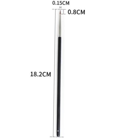 Beavorty Makeup Brush 2pcs Brush Eyeshadow Cosmetic Eyeliner Liquid Eye Makeup Tools Liquid Eyeliner Eyeliner Makeup Brush - Buy Online on GoSupps.com