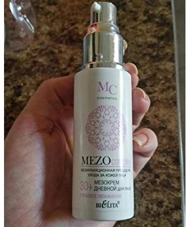 Vitex MEZOcomplex Line Day Face Cream 30+ - Deep Hydration with Hyaluronic Acid & Collagen for All Skin Types | 50ml - Buy Online on GoSupps.com