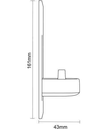 in-Wall Electronic Toothbrush Charger by ProofVision Compatible with Oral B/Braun Electric Toothbrushes New White with a Choice of Fascia - Buy Online on GoSupps.com