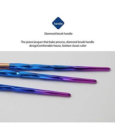 Beifenl Makeup Brush Set Eyeshadow Concealer Lip Cosmetics Make Up for Beginner Powder Foundation with Storage Tube - Buy Online on GoSupps.com