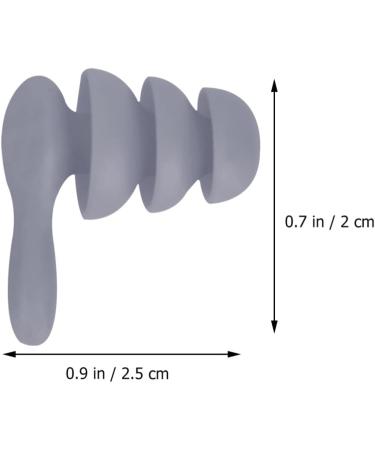 EXCEART 2 Pairs Silicone Earplugs for Snoring Concerts and Travel - Noise Cancelling & Hearing Protection - Buy Online on GoSupps.com