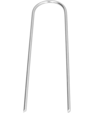 4 Pcs U Shaped Nail Tent Ground Staple High Hardness Stainless Steel Garden Pegs Securing Lawn Supplies - Buy Online on GoSupps.com