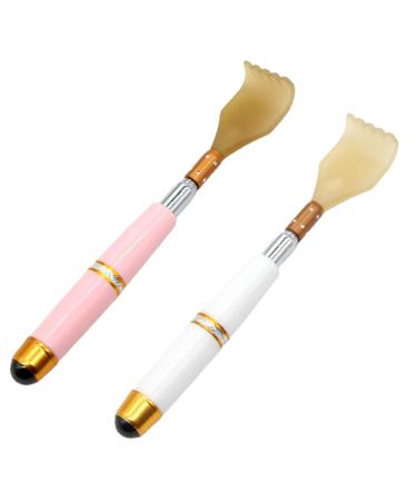 DCNIYT Extendable Stainless Steel Back Scratcher 2 Pack Telescopic Massager for Itching Relief (3)