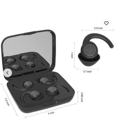 Buy Reusable Silicone Ear Plugs for Sleeping - Noise Cancelling Washable 2 Pairs for Maximum Comfort | Ideal for Sleep Travel Studying & More - Buy Online on GoSupps.com