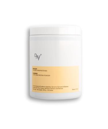 DAY+ | Hyperprotein Powder | Regulates Appetite & Detoxifies the Body | Rich in Fiber and Protein | As a Green Smoothie | Sugar Free | Organic Spirulina & Chia Seeds | 360g – 30 Servings