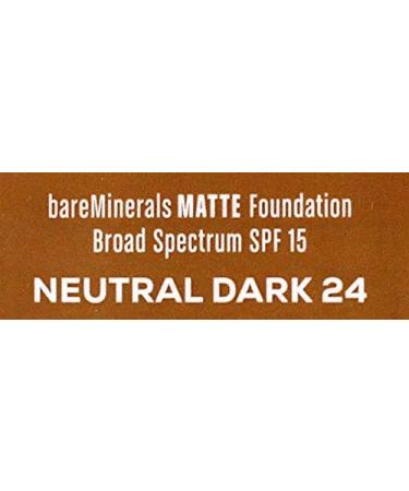 bareMinerals Matte Foundation SPF 15 Neutral Dark 24 - 0.21 oz | Best Mineral Makeup - Buy Online on GoSupps.com