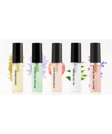 5pcs VYG Cologne for Men Women Pheromone Perfume - Long-lasting and Addictive Personal Roll-on Pheromone Perfume Oil Fragrance - Cologne for Women to Attract Men