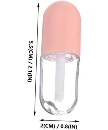 8 pi ces Tubes Vides Flacons Transparent pour Gloss chantillons Cosm tiques Pratiques pour Voyage Rose - Buy Online on GoSupps.com