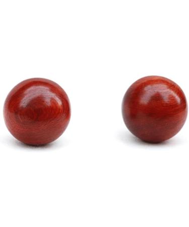 Minkissy 2-Piece Baoding Balls | Chinese Stress & Exercise Balls | Wooden Handcrafted Muscle Stretch Balls (6cm) - Shop Internationally! - Buy Online on GoSupps.com