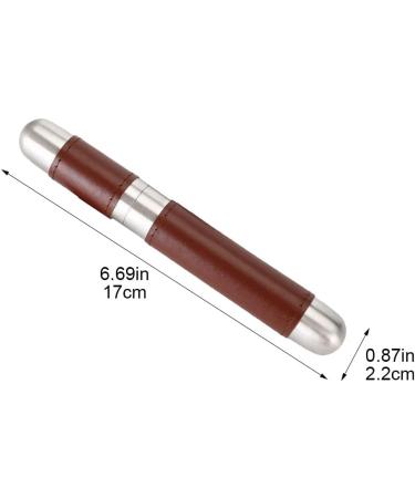 Cigar Case Tube Thickened Stainless Steel Portable Carrying Cigar Box Single Cigar Holder for Travel - Buy Online on GoSupps.com