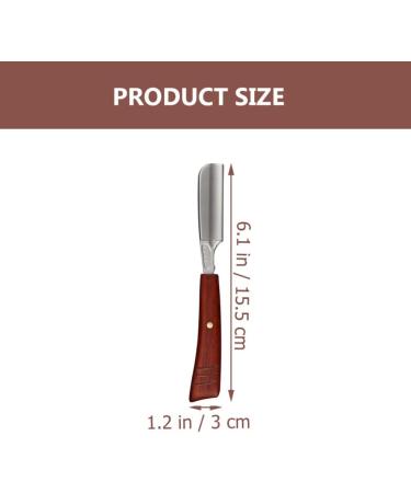 Beaupretty Wood Straight Razor - Traditional Cutthroat Shaving with Red Sandalwood Handle | Manual Rapid Razor for Classic Grooming - Buy Online on GoSupps.com