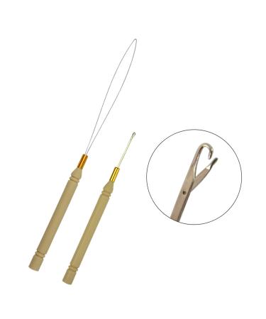 Black Hair Extensions Tool Kit with Pliers, Pulling Hook, and 500 Micro Links Rings Beads - Black Hair Pliers Included - Buy Online on GoSupps.com