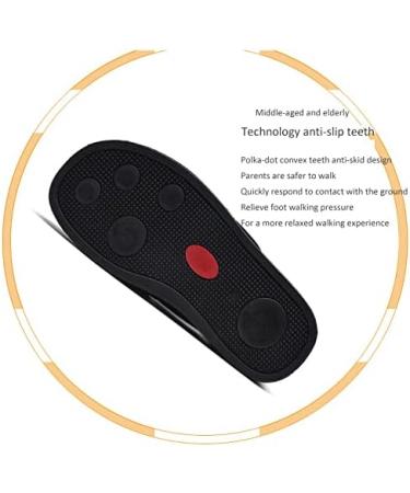 JCJNSL Diabetic Sandals - Adjustable Closure Swollen Slippers for Arthritic Feet - Black 37 - Buy Online on GoSupps.com