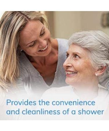 No-Rinse Body Bath 8 fl oz - Leaves Skin Clean Refreshed and Odor-Free Rinse-Free Formula (Pack of 2) - Makes 8 Complete Baths Per Bottle - Buy Online on GoSupps.com