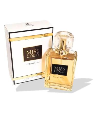 Miss Coco Pour Femme Eau de Parfum 3.4 Fl. Oz Amber Spicy fragrance for Women.