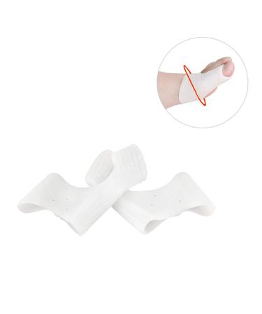 2 Pairs Bunion Wraps & Toe Spacers - Adjustable Splint Splits for Pain Relief | Protectors for Broken Toes & Bunion Braces - Buy Online on GoSupps.com