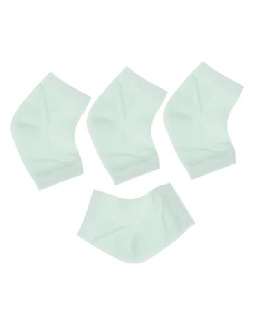 FOMIYES 2 Pairs Plantar Silicone Heel Sock Moisturizing Heel Socks Heel Sleeve Moisturizing Toe Socks Heel Moisturizing Socks Mens Socks Ankle Socks Foot Soft Men and Women