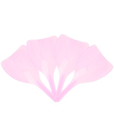 Zerodeko Lot de 4 Masques Transparents de Coiffure pour Coloration des Cheveux Protection Visage et Yeux Accessoires de Salon Pratiques Usage Quotidien Couleur Couleur Al atoire