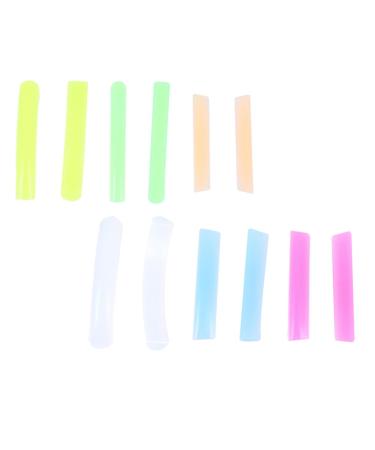 minkissy Lash Lift Rods Pads 12 Pairs Eyelash Silicone Patch Lash Lift Extension Rod Silicone Perm Lift Pads for Eyelashes Eyelash Curler Lash Tool De Rubber Washers Silicone Gasket Extend
