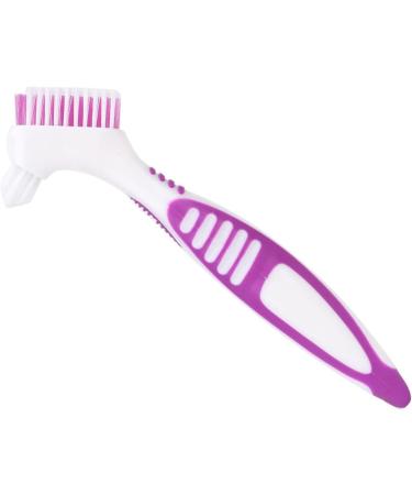 Set of 2 Double-Sided Denture Cleaning Brushes | Effective Dental Care for Plaque Removal - International Shipping Available - Buy Online on GoSupps.com